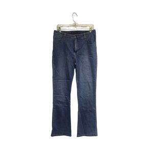 Lee Platinum Label Womens Medium Wash Straight Bootcut Denim Jeans‎ 10